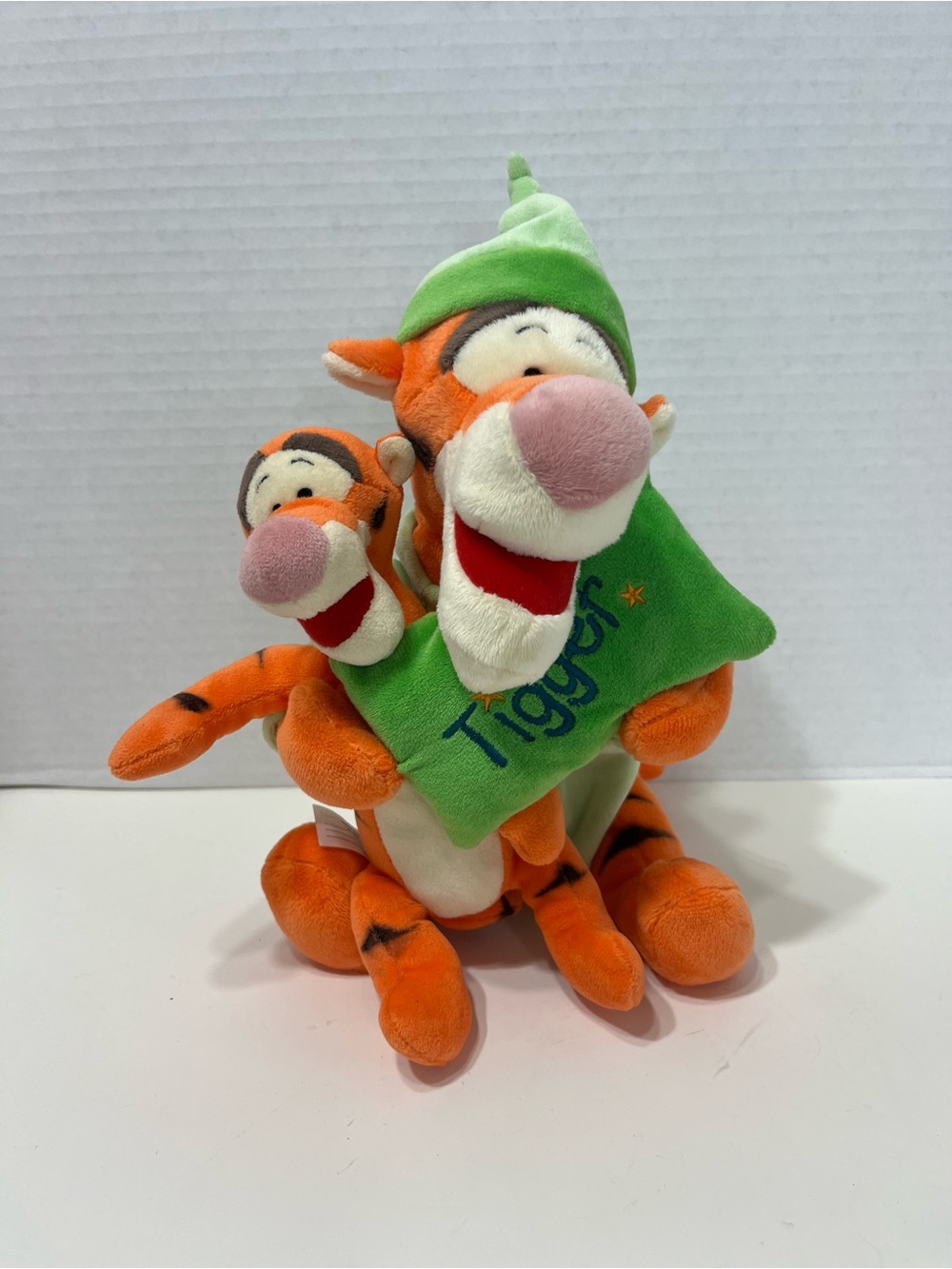 DISNEY tigger bedtime plush with pillow and small tigger Winnie the Pooh toys